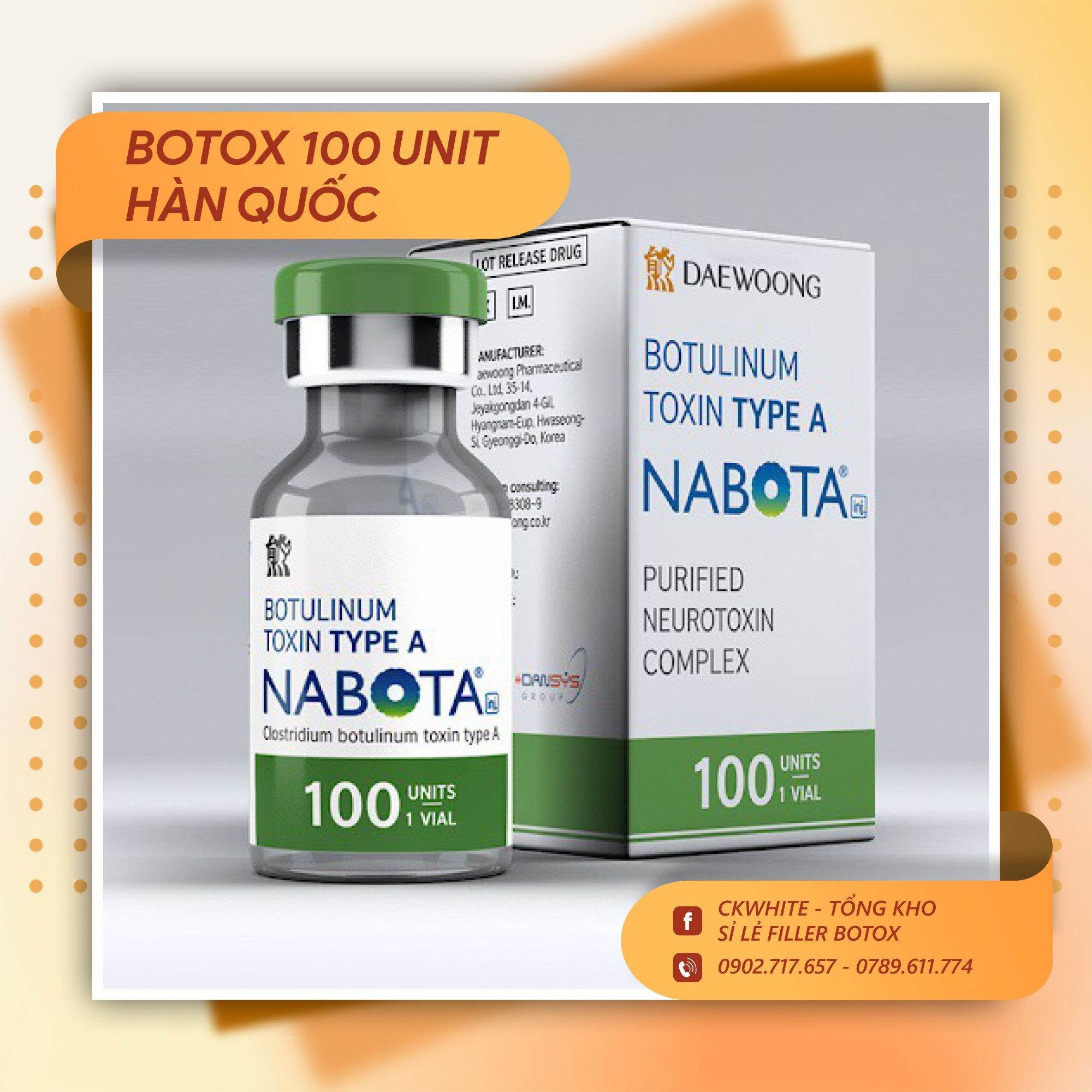 BOTOX NABOTA-100UNIT